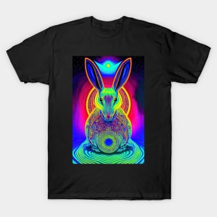 Psychedelic Pop art - RABBIT T-Shirt